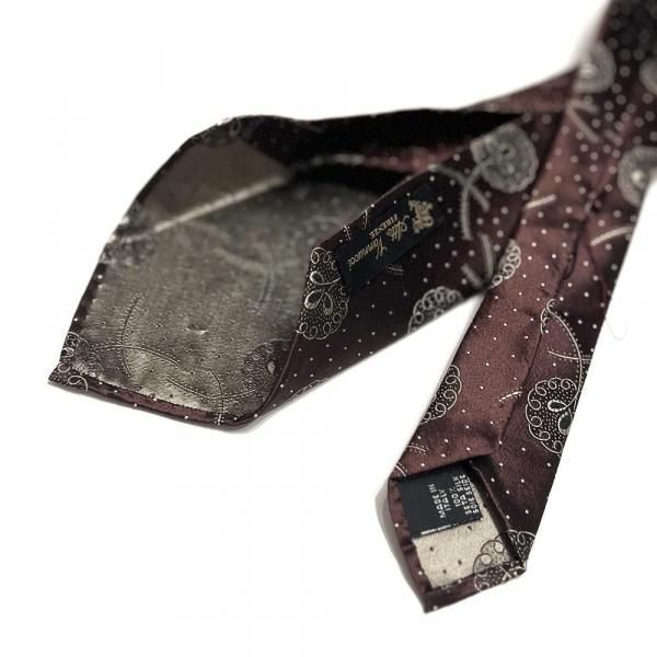 美品 ATTO VAN NUCCI アットヴァンヌッチ ネクタイ ブラウン 違いを生み出すコレクション！②Atto Vannucci(アットヴァン