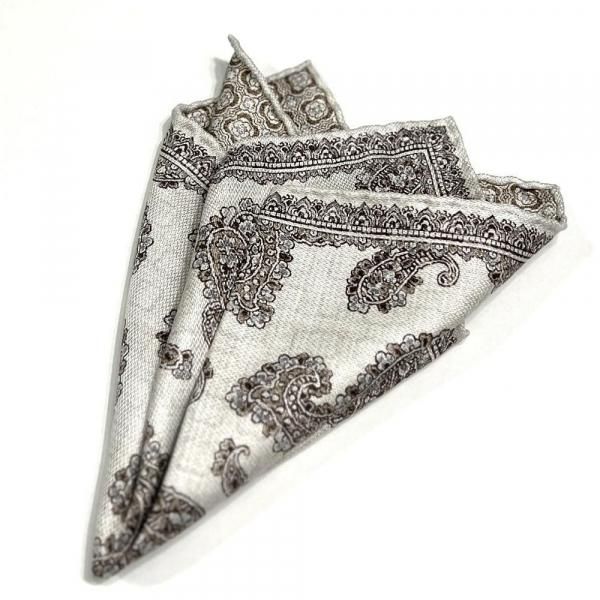 Holliday & Brown ネクタイ | ブルー 小紋柄 シルクタイ - Del