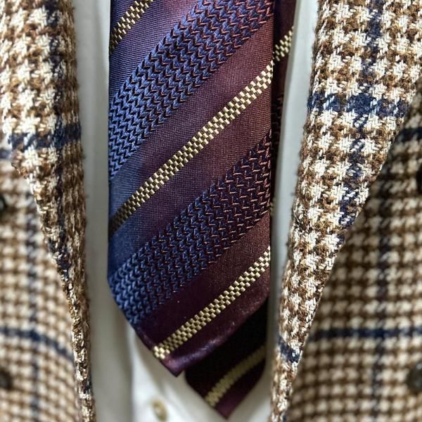 ✨極美品✨Atto Vannucci アットヴァンヌッチ　ネクタイ　ヘリンボーン 30%OFF Atto Vannucci (アットヴァンヌッチ) ウールヘリンボーン