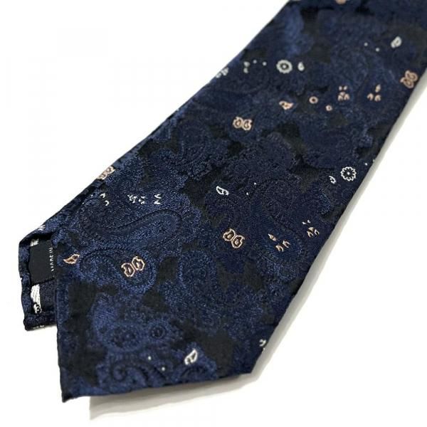 Atto Vannucci ネクタイ | ロイヤル ブルー ペイズリー - Del Fiore