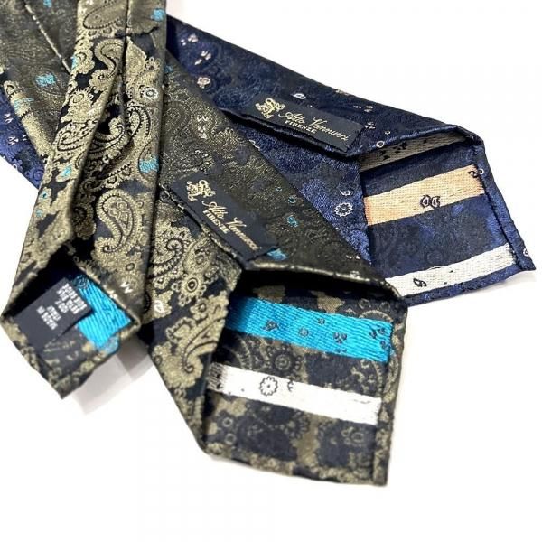 Atto Vannucci ネクタイ | ロイヤル ブルー ペイズリー - Del Fiore