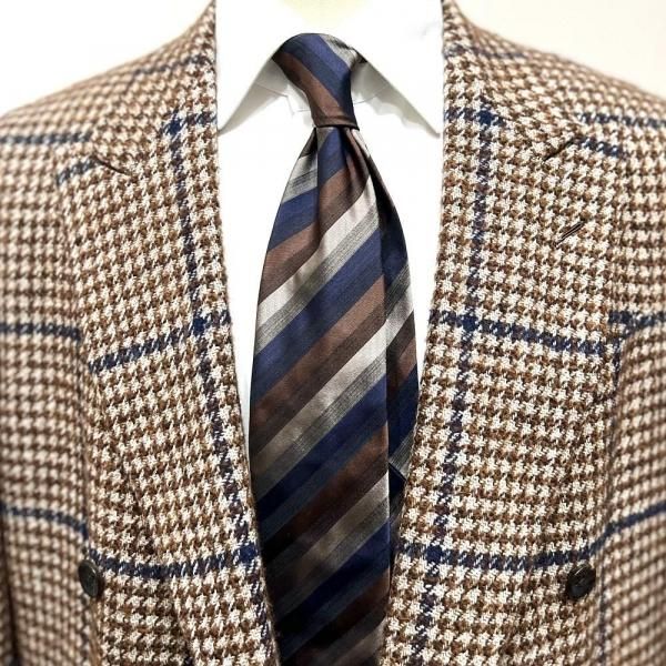 Atto Vannucci ネクタイ | マルチストライプ柄 - Del Fiore Online