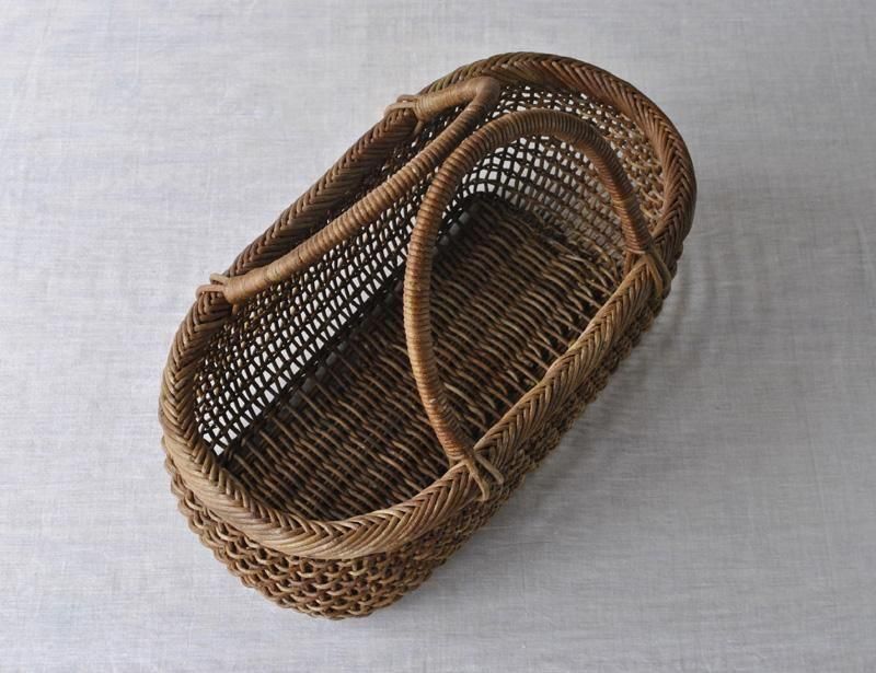 あけびかご丸平籠　こだし編み あけびかご丸平籠 こだし編み あけびかご丸平籠 こだし編み