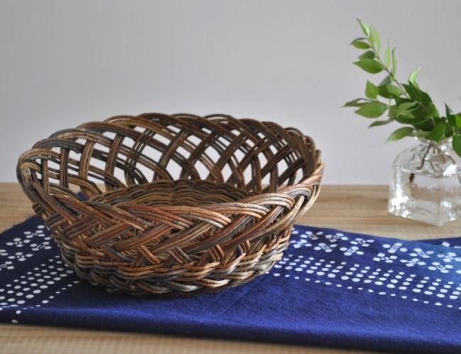 希少）山あけびのハンドメイドバスケット