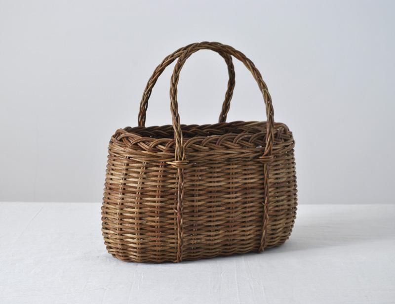 あけびかご 胴張りグニ手かご - 日本の手仕事の店 ちゃらっぽこ -ちゃ