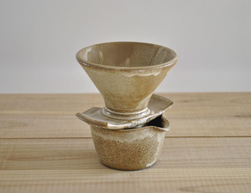 Kalita カリタ 陶器製コーヒードリッパー ロト（ブラウン