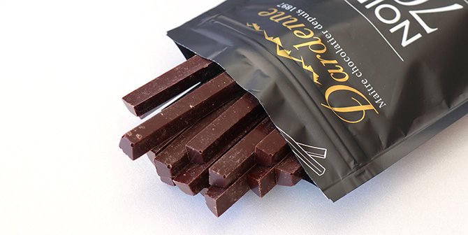 ダーデン有機チョコレートスティックカカオ70%