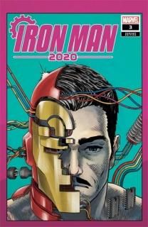 IRON MAN 2020 #3 (OF 6) SUPERLOG HEADS VARں١