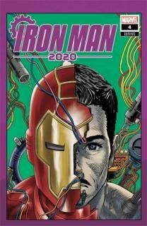 IRON MAN 2020 #4 (OF 6) SUPERLOG HEADS VARں١