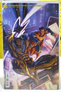 BATMAN SUPERMAN WORLDS FINEST #5 CVR C INC 1:25 PETE WOODS CARD STOCK VAR