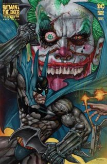BATMAN & THE JOKER THE DEADLY DUO #7 (OF 7) CVR B BISLEY BATMAN CARD STOCK VAR
