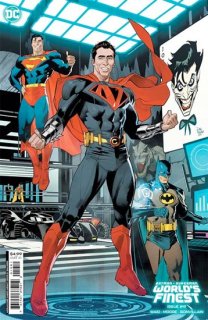 BATMAN SUPERMAN WORLDS FINEST #19 CVR C DAN MORA NICOLAS CAGE SUPER-VARIANT CARD STOCK VAR