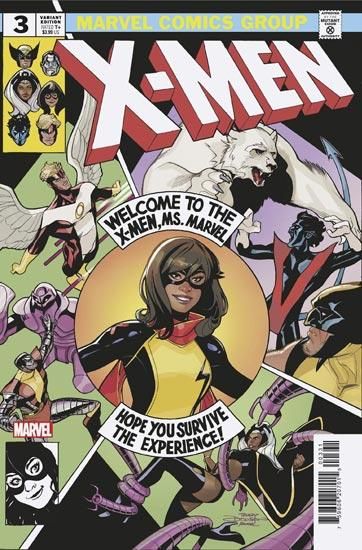 MS MARVEL NEW MUTANT #3 TERRY DODSON TEAM HOMAGE VAR - アメコミ