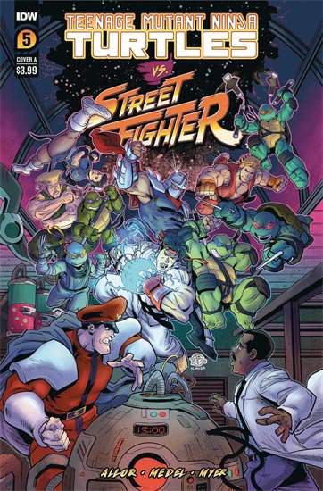 TMNT VS. STREET FIGHTER #5 (OF 5) CVR A MEDEL - アメコミ専門店