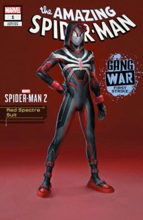 AMAZING SPIDER-MAN GANG WAR FIRST STRIKE #1 RED SPECTRE SUIT SPIDER-MAN 2 [GW]