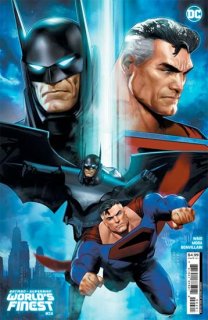BATMAN SUPERMAN WORLDS FINEST #24 CVR B DAVE WILKINS CARD STOCK VAR