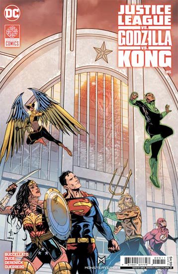 JUSTICE LEAGUE VS GODZILLA VS KONG #5 (OF 7) CVR A DREW JOHNSON