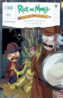 RICK AND MORTY PRESENTS FINALS WEEK SHERICK HOLMES AND MORTSON #1 (OF 5) CVR A PRISCILLA TRAMONTANO