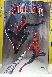 SPECTACULAR SPIDER-MEN #1 DAVID MARQUEZ FOIL VAR