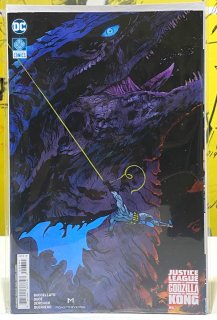 JUSTICE LEAGUE VS GODZILLA VS KONG #6 (OF 7) CVR D INC 1:25 DANIEL WARREN JOHNSON CARD STOCK VAR