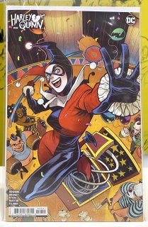 HARLEY QUINN #38 CVR D INC 1:25 ELIZABETH TORQUE CARD STOCK VAR