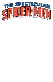 SPECTACULAR SPIDER-MEN #1 BLANK COVER VARں١