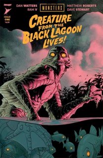 UNIVERSAL MONSTERS THE CREATURE FROM THE BLACK LAGOON LIVES #1 (OF 4) CVR A ROBERTS & STEWART