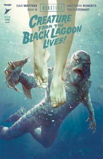 UNIVERSAL MONSTERS THE CREATURE FROM THE BLACK LAGOON LIVES #1 (OF 4) CVR B JOSHUA MIDDLETON VAR