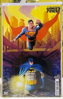 BATMAN SUPERMAN WORLDS FINEST #30 CVR E INC 1:25 DANIEL BAYLISS CARD STOCK VAR