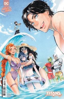 TITANS #14 CVR E SAOWEE SWIMSUIT CARD STOCK VAR