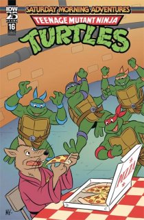 TMNT SATURDAY MORNING ADV 2023 #16 CVR B KAZALEH