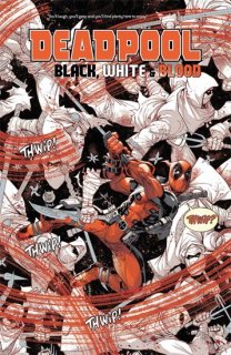 DEADPOOL BLACK WHITE BLOOD TPں١