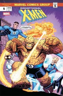 EXCEPTIONAL X-MEN #5 BRADSHAW FANTASTIC FOUR HOMAGE VAR