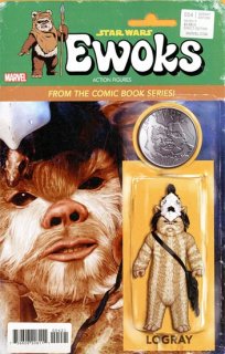 STAR WARS EWOKS #4 (OF 4) JTC ACTION FIGURE VAR