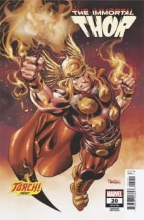 IMMORTAL THOR #20 DAN PANOSIAN TORCH VAR