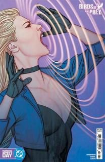 BIRDS OF PREY #19 CVR D JENNY FRISON INTERNATIONAL WOMENS DAY BLACK CANARY CARD STOCK VAR