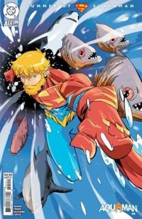 AQUAMAN #5 CVR D DANIELE DI NICUOLO SUPERSMASH-UP CARD STOCK VAR