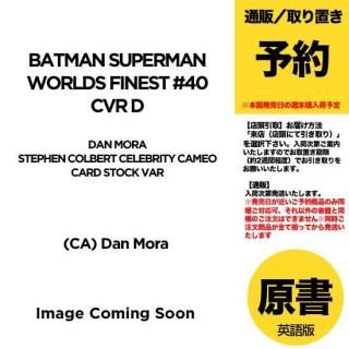ͽBATMAN SUPERMAN WORLDS FINEST #40 CVR D STEPHEN COLBERT CAMEO CARD STOCK VARUS2025ǯ0618ȯͽ