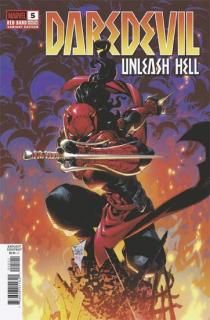 DAREDEVIL UNLEASH HELL RED BAND #5 (OF 5) TAN VAR [POLYBAGGED]