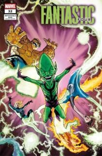 FANTASTIC FOUR #32 JOSHUA CASSARA IMPOSSIBLE MAN POP-UP VAR [DOOM]