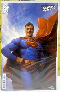 SUPERMAN UNLIMITED #1 CVR J INC 1:25 DAVE RAPOZA CARD STOCK VAR