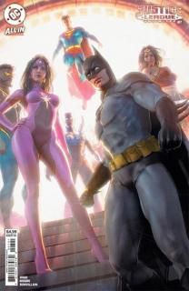JUSTICE LEAGUE UNLIMITED #7 CVR B TIAGO DA SILVA CARD STOCK VAR (WE ARE YESTERDAY)