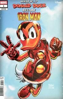 WHAT IF DONALD DUCK BECAME IRON MAN #1 DAN PANOSIAN VAR