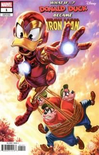 WHAT IF DONALD DUCK BECAME IRON MAN #1 MARK BROOKS VAR