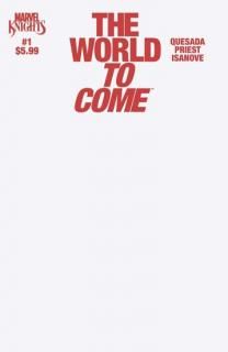MARVEL KNIGHTS THE WORLD TO COME #1 (OF 6) BLANK COVER VAR