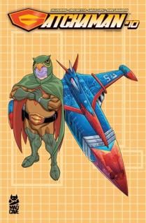 GATCHAMAN #10 CVR B CHRIS BATISTA BLUEPRINT RYU AND G-5 VAR