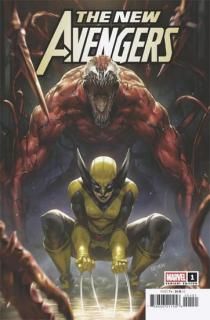 NEW AVENGERS #1 DERRICK CHEW CARNAGE AND LAURA KINNEY WOLVERINE VAR B