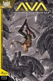 ALIENS VS AVENGERS #4 (OF 4) JESSICA FONG VAR