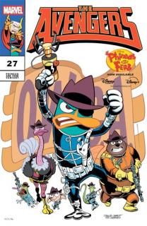 AVENGERS #27 JACOB CHABOT PHINEAS AND FERB VAR [DOOM]