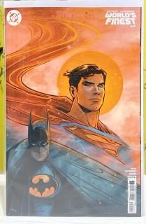 BATMAN SUPERMAN WORLDS FINEST #40 CVR E INC 1:25 SKYLAR PATRIDGE CARD STOCK VAR